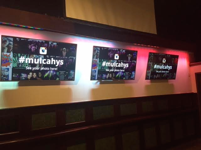digital signage at mulcahys