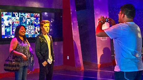 digital signage in Madame Tussauds